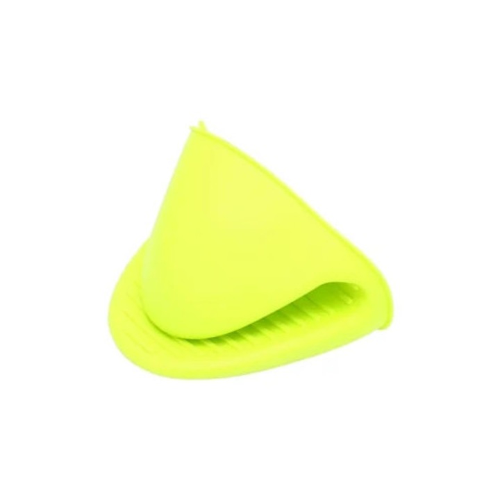 Konyhai szilikon kesztyű, hőálló, zöld