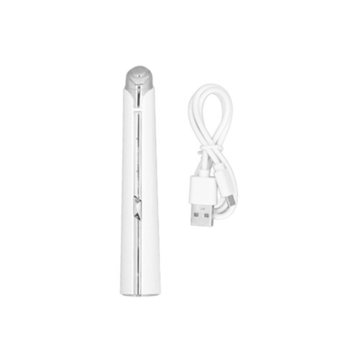 Aparat pentru lifting ocular cu LED-uri rosii si albastre, reincarcabil prin USB