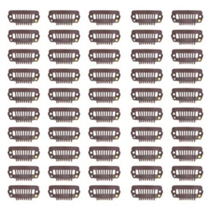 Set 50 Clips pentru Peruci cu 8 Dinti, Accesorii Par
