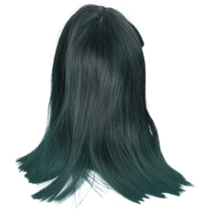 Peruca sintetica pentru femei, petreceri si cosplay, verde
