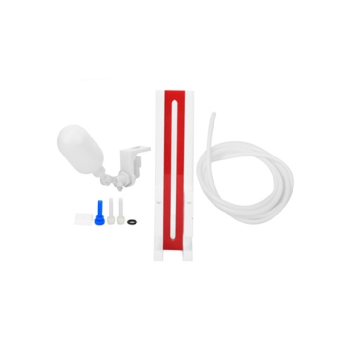 Supapa automata pentru acvariu din acril cu plutitor si suport, 20x10x5cm