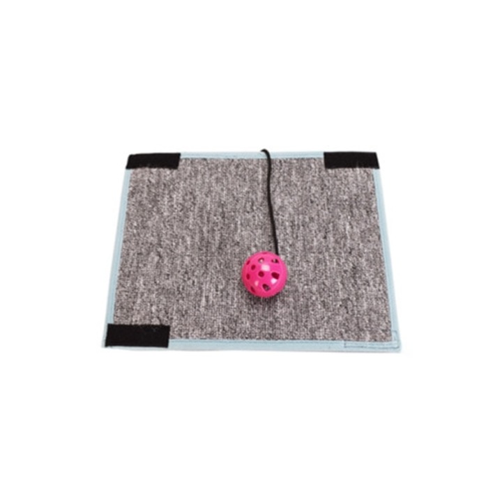 Covor de zgariat pentru pisici, ansamblu de joaca, rezistent la uzura, usor de instalat