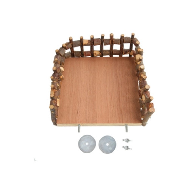 Platforma de escalada naturala pentru hamsteri, chinchilla, iepuri si porcusori de guineea