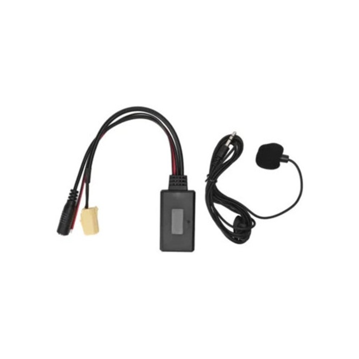 Cablu Bluetooth 5.0 cu intrare Aux si microfon hands-free, rezistent la caldura, pentru accesorii electronice auto