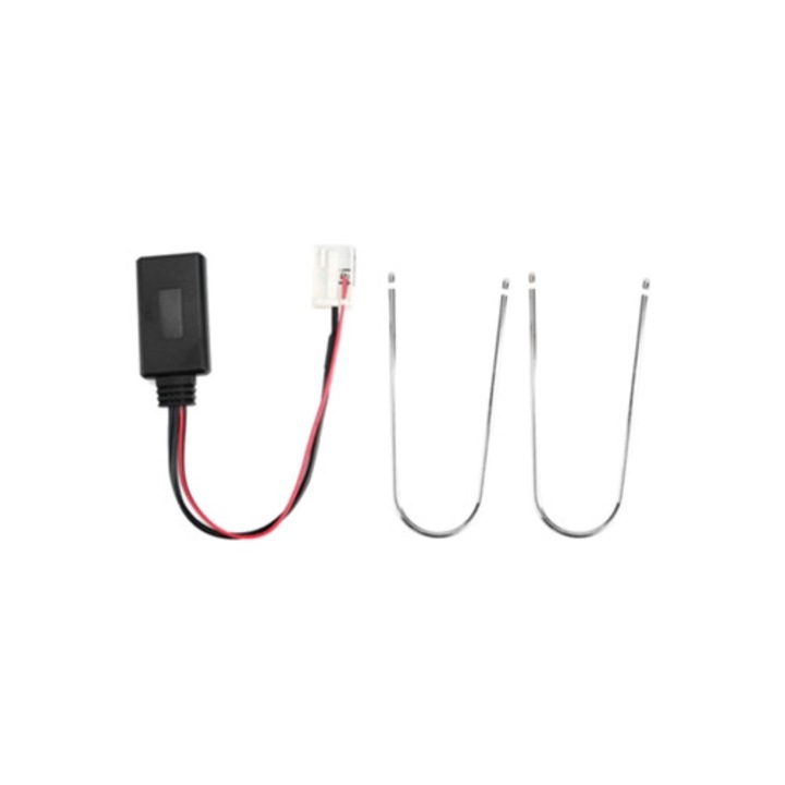 Adaptor audio Aux 12 pini pentru Peugeot C2 C4, suport Bluetooth