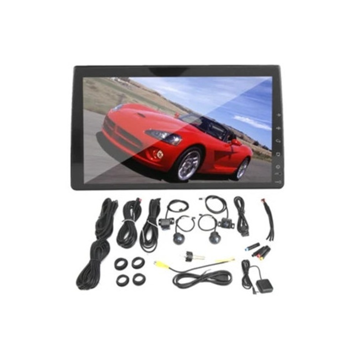 Player MP5 auto, 10 inch, ecran tactil 2.5D, navigatie panoramica 360 grade, 232GB