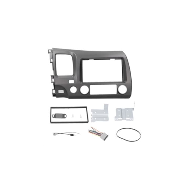 Kit radio 2DIN cu cablaj si panou stereo de navigatie pentru Honda Civic 2006-2011