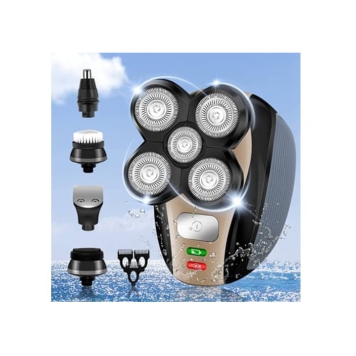 Aparat de ras electric 5 in 1 pentru barbati, fara fir, ZMDECQNA