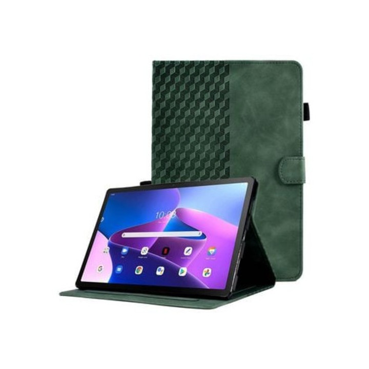 Калъф за таблет за Lenovo Tab M10 Plus/M10 Fhd, зелен