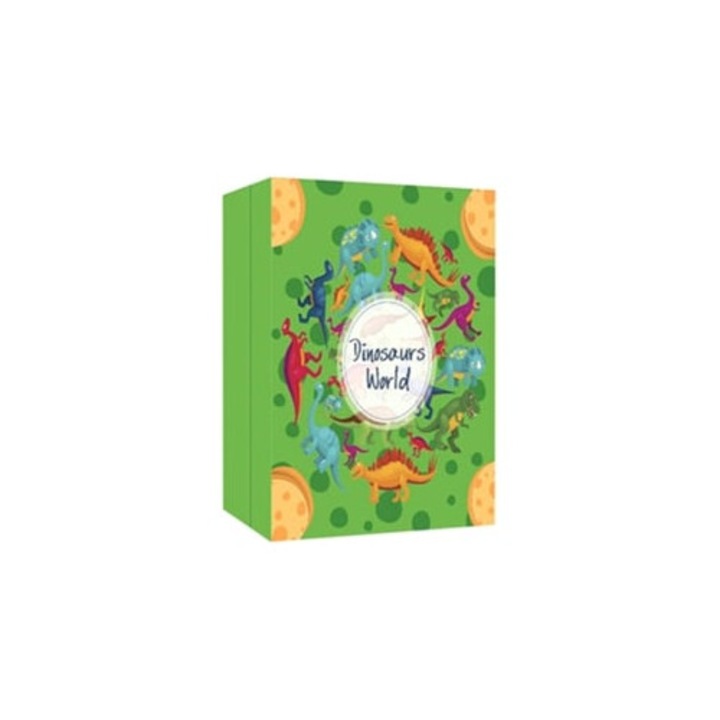 Коледен календар с фигурки на динозаври, 27.5x29 инча