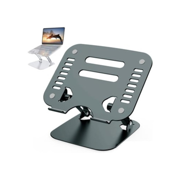 Ергономична регулируема стойка за лаптоп, 30x25см