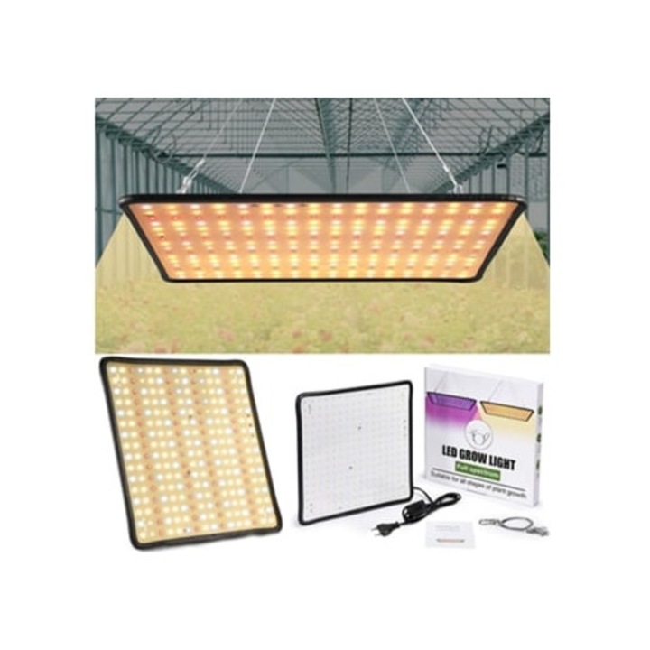 Лампа за отглеждане на растения 225 LED, червена, 30x10см