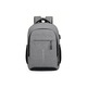Rucsac laptop din material Oxford, capacitate mare, multiple compartimente, gri