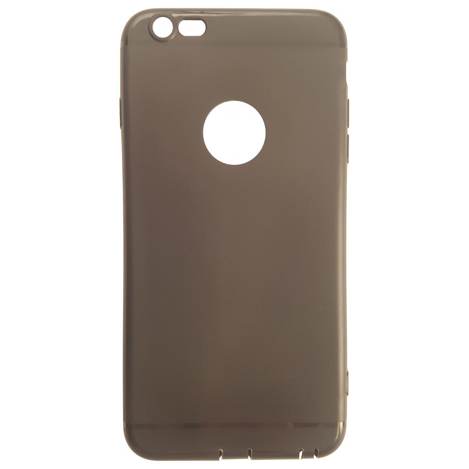Husa Kabelwelt GKWQCHS110 pentru Apple iPhone 6/6s Plus, Capac silicon slim, Negru mat