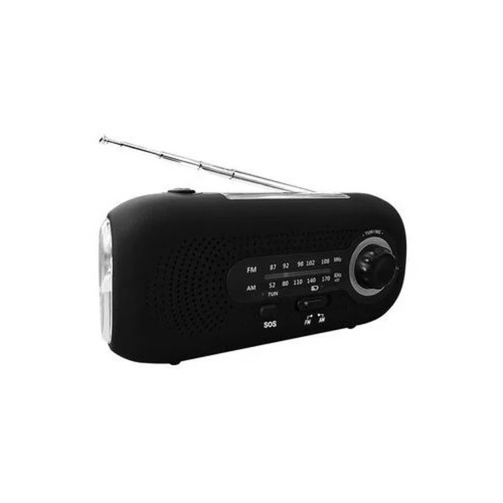 Radio meteorologic portabil solar