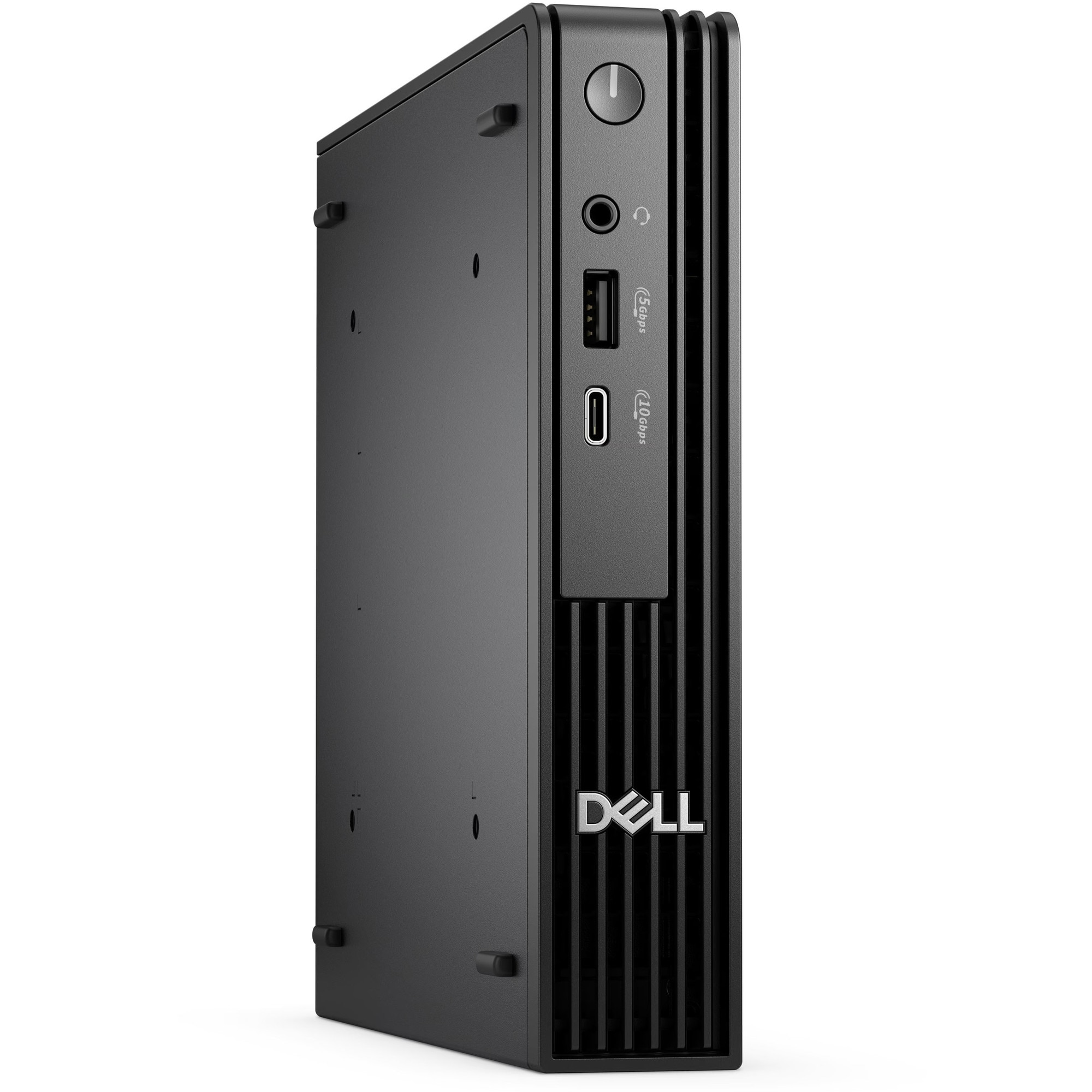 Sistem Desktop PC Dell Pro Micro QCM1255 MFF cu procesor AMD Ryzen™ 3 PRO 8300GE pana la 4.9GHz, 8GB DDR5, 512GB SSD, AMD Radeon 740M, Windows 11 Pro, Negru