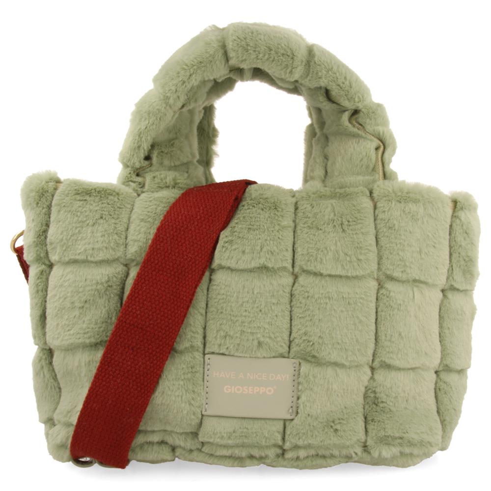 Gioseppo, Geanta crossbody pufoasa, Verde