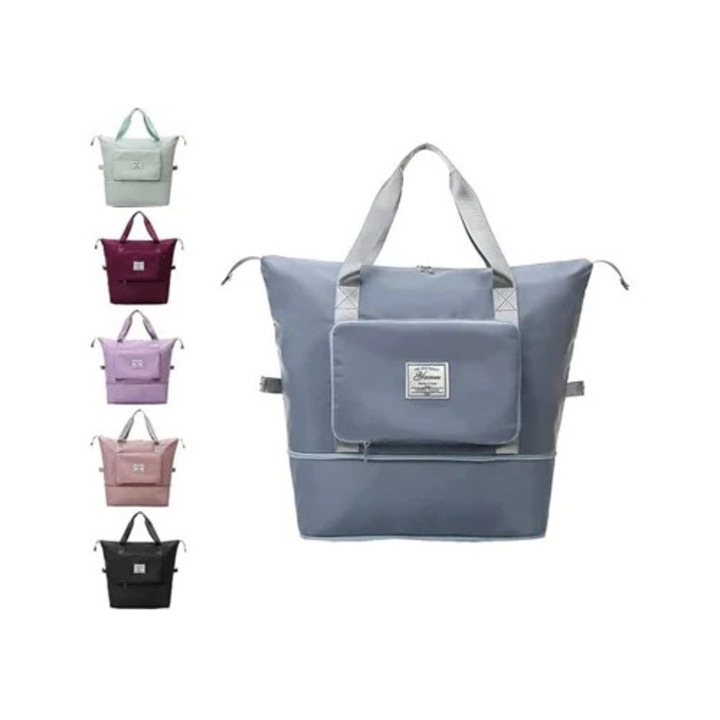 Összecsukható és tartós utazótáska nőknek, CXC, kék