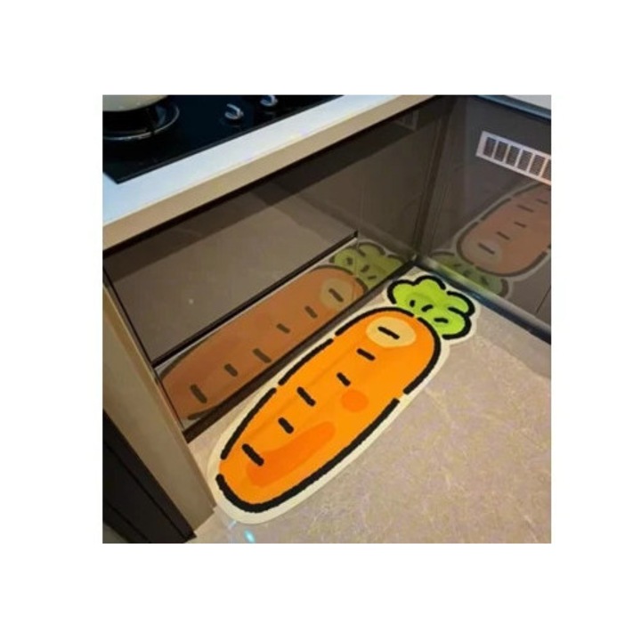 Szőnyegek, 1 darab 60x120cm, csúszásmentes, olaj- és szennyeződésálló, többszínű