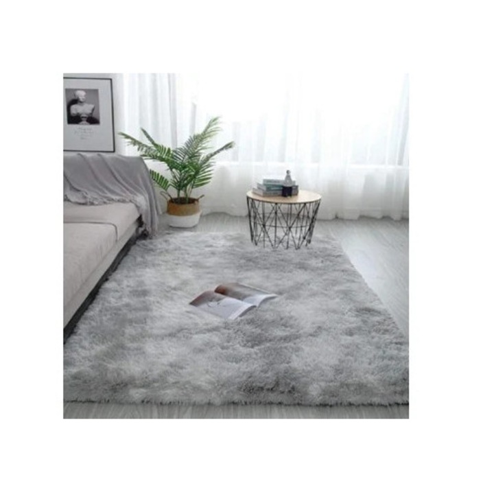 Противоплъзгаща подложка, светлосива, 120x160см