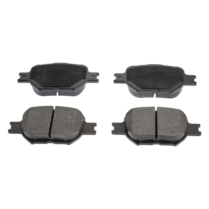 Fékbetét első Master-Sport, 118x58.5x17.5mm