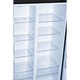 Хладилник Side by Side Heinner HSBS-H442NFBKE++, 436 л, No Frost, Клас E, Дисплей, Функция Smart, Замразяване и бързо охлаждане, H 176.5 см, Черен