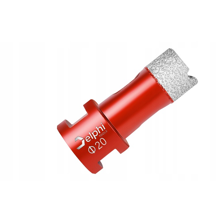 Carota diamantata Delphi, coroana pentru gresie si granit, filet M14, diametru 20 mm