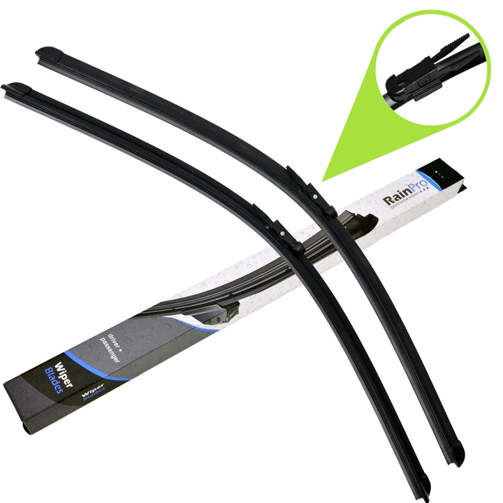Комплект чистачки RainPro RP02-023 500mm + 500mm съвместими с BMW 1 Series (E81, E87) 09.2004-12.2011