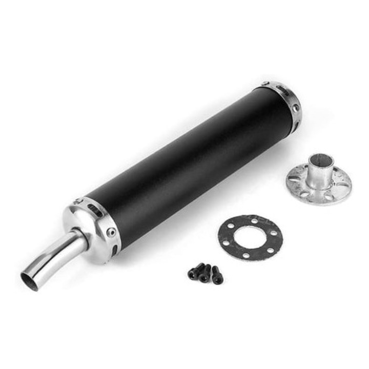Esapament modificat din inox 20mm pentru motocicleta cu 2 timpi