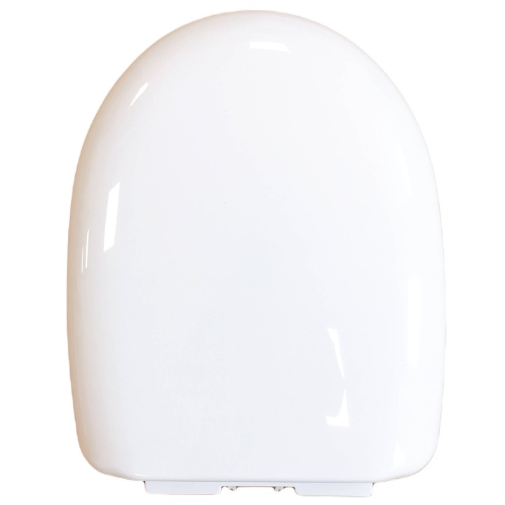 Capac de toaleta universal, rotunjit, detasabil, cadere lenta, acoperire antibacteriana, Livorza®