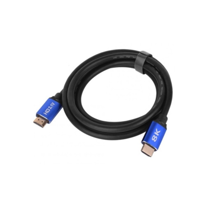 Кабел HDMI 8K, 48Gbps, HDR, 3D, 7680x4320P, 2.1