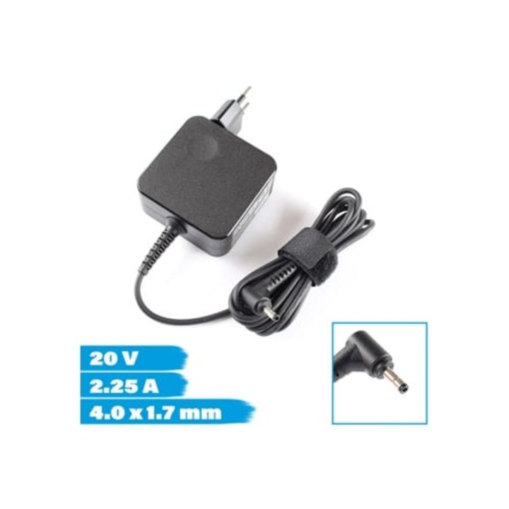 Incarcator laptop 20V 2.25A 45W, 4.0x1.7mm