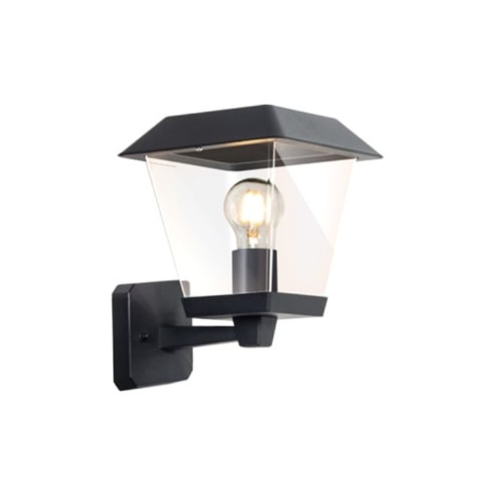 Aplica exterioara Aigostar, IP44, soclu E27, cu ecran transparent, waterproof