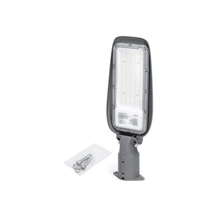 Proiector LED Aigostar, 50W, lumina alba rece 6500K, 4500lm, impermeabil IP65, protectie impact IK08