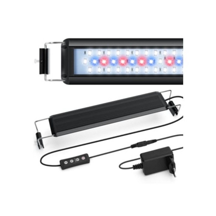 Lampa acvariu, 8w, iluminat pentru plante, multicolor