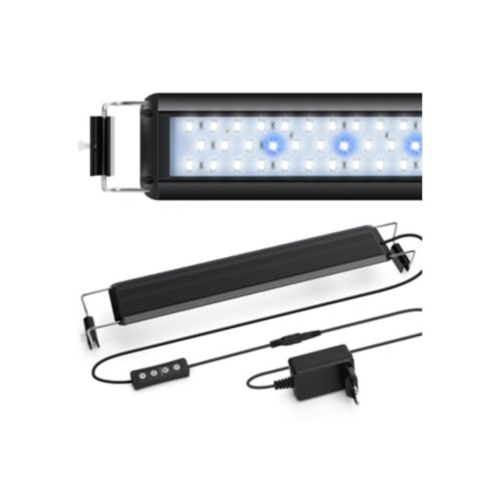 Lampa acvariu 10w pentru iluminat plante, set, multicolor