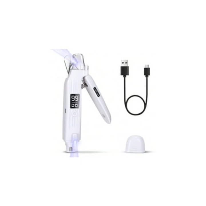 Fierastrau electric pentru unghii caini si pisici 2 in 1, NOBLEZA, set