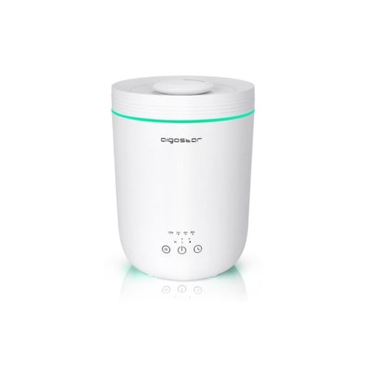 AIGOSTAR Misty Párásító 2.2 L, 8 órás időzítő, alvó mód, 2 páraszint, 7 színű LED világítás