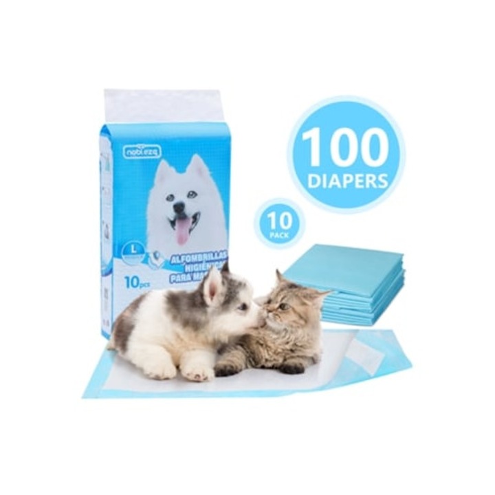 Masuta igienica pentru caini, NOBLEZA, 90x60cm, set 100 unitati