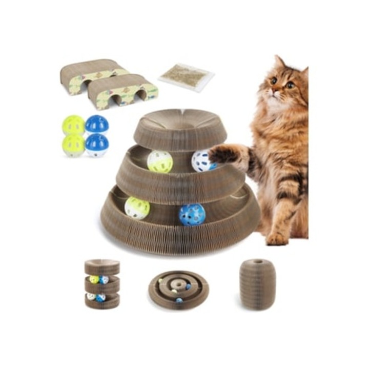 Set 2 Jucarii Interactive pentru Pisici, Nobleza, 18.95x67.2cm