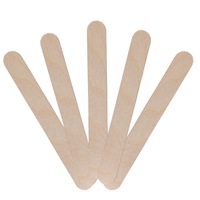 Spatule lemn pentru aplicare ceara, set 100 buc, 150x18x1.6 mm