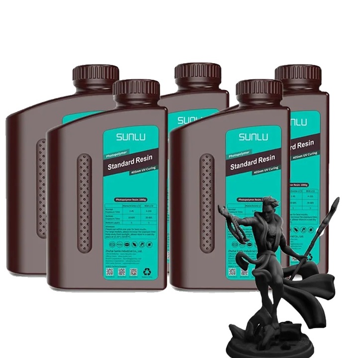 Rasina 3D, Nagy pontosság, Fekete szín, 5 KG