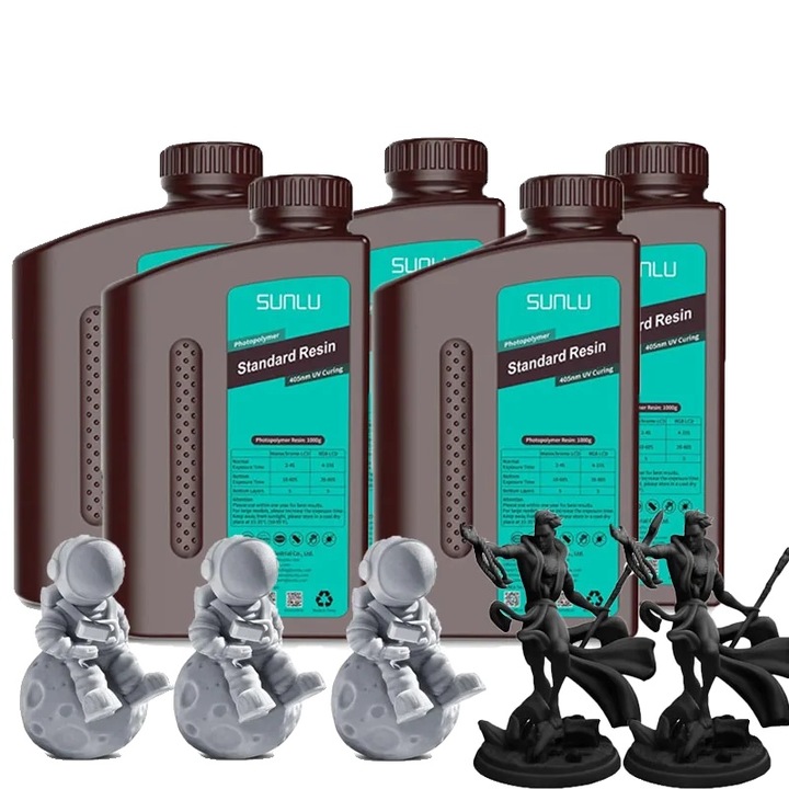 Gyanta 3D, 2Fekete 3Szürke, nagy pontosságú, alacsony szagú, 5kg