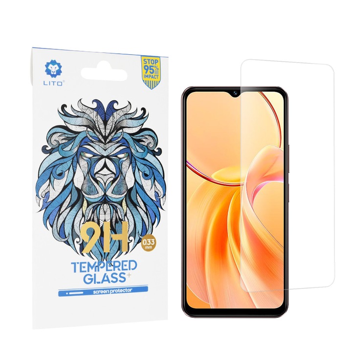 Folie pentru Vivo Y28s, Full display, Sticla, Lito, Transparenta