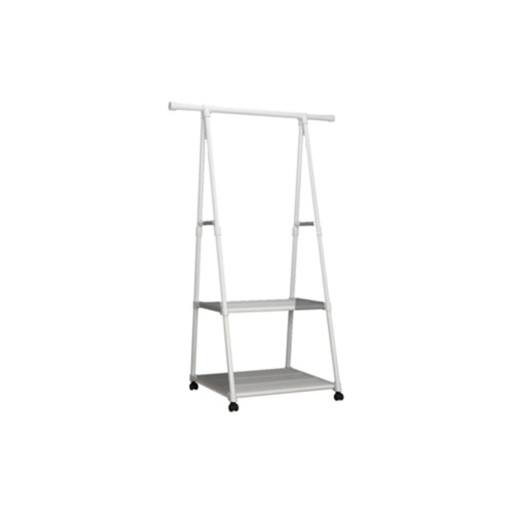 Suport pentru haine cu roti, suport dublu