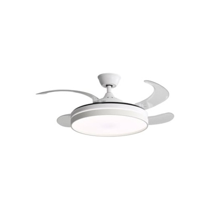 KLACK mennyezeti ventilátor, 106cm, behúzható lapátok, hűtés-fűtés funkció, csendes