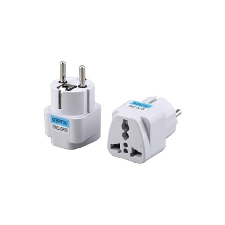 Adaptor de priza, tip EU, pentru utilizare internationala