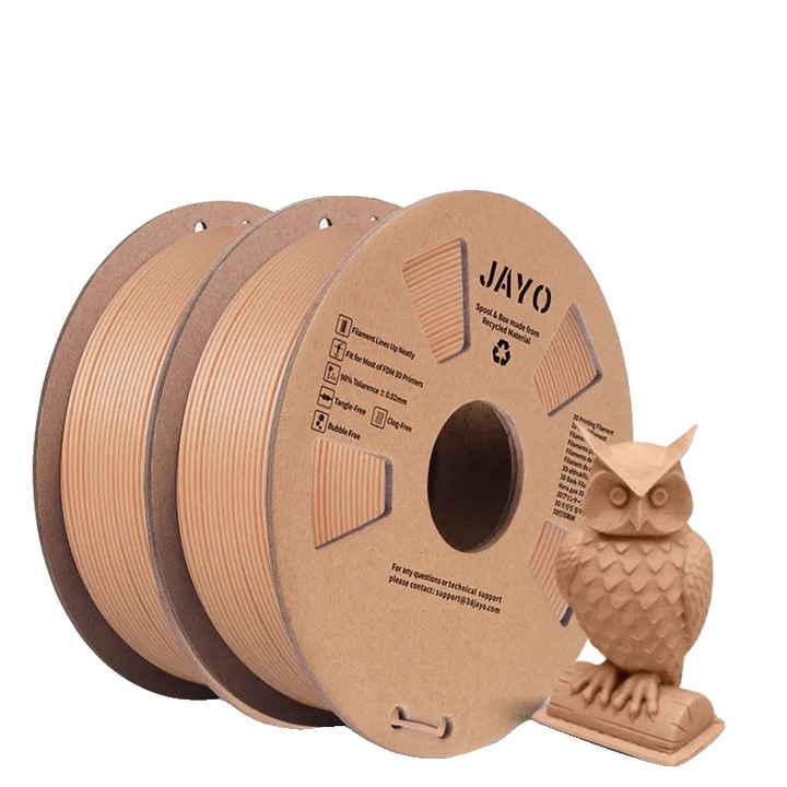 Filament 3D PLA WOOD, ecologic, 1.75mm, 180-250°C, set