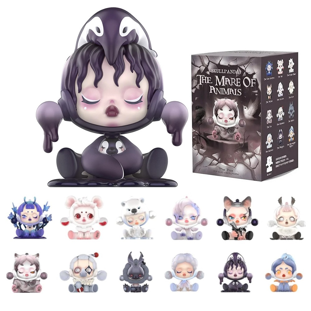 Figurina Skullpanda The Mare of Animals Series, set de figurine