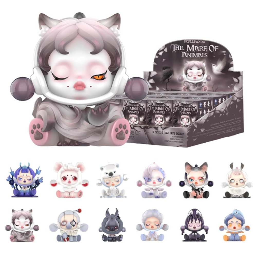 Figurina Skullpanda The Mare of Animals Series, set de figurine